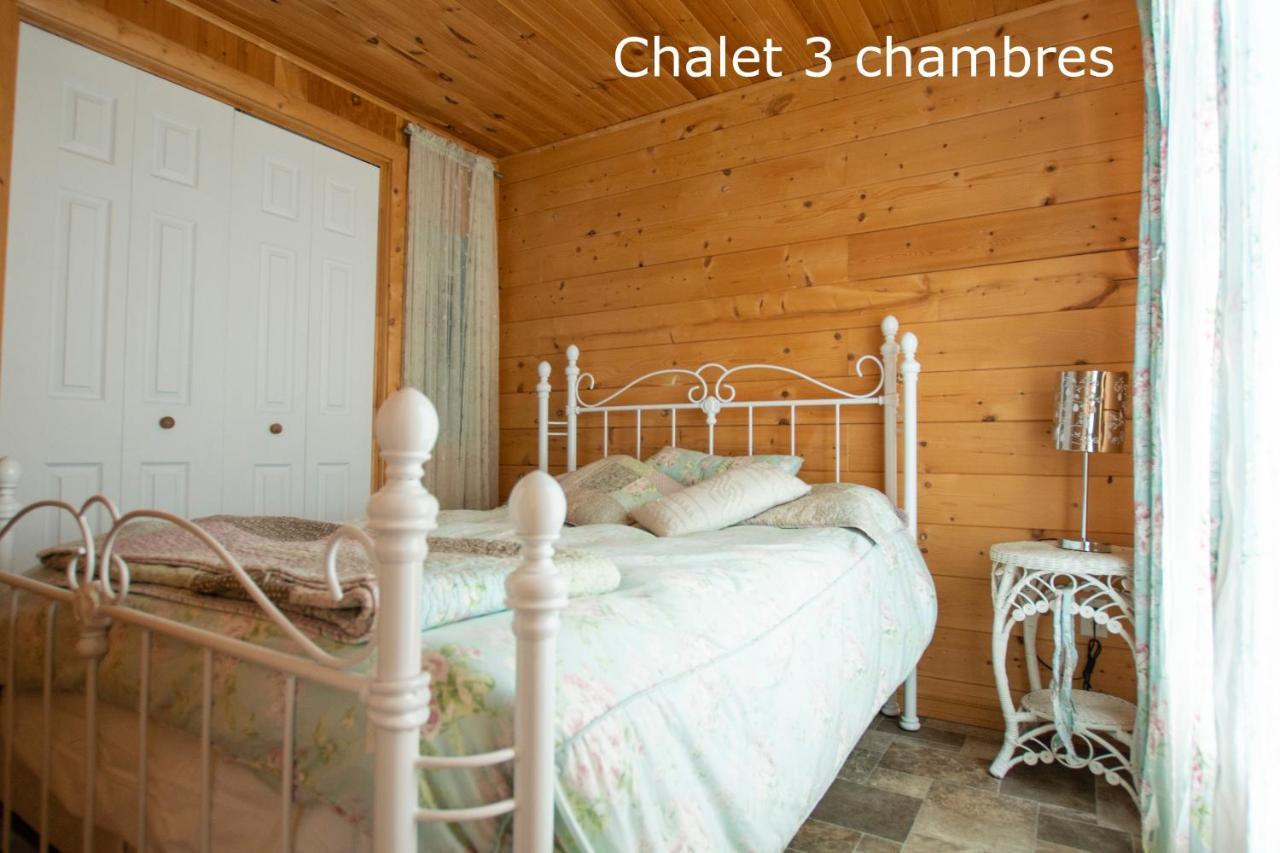 Chalets Et Spa Lac Saint-Jean Chambord Exterior photo