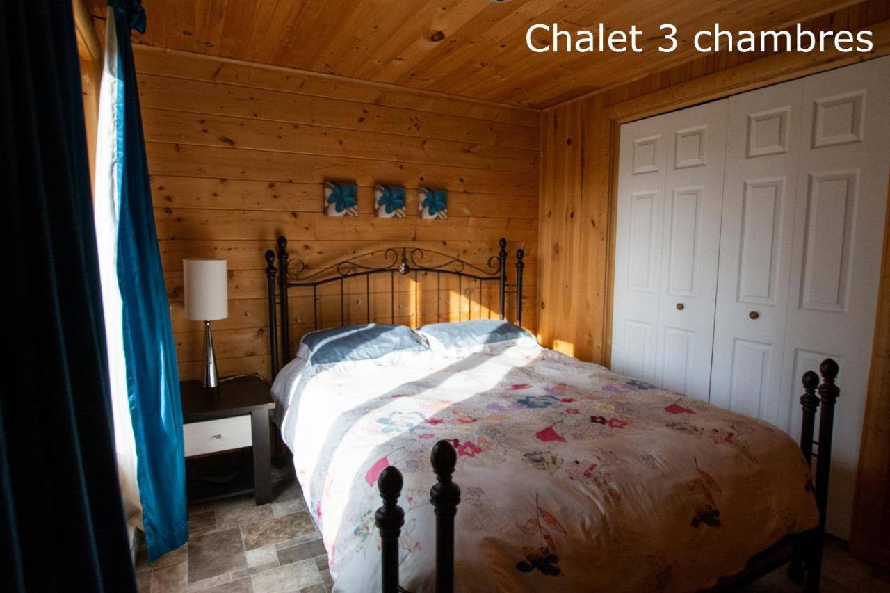Chalets Et Spa Lac Saint-Jean Chambord Exterior photo